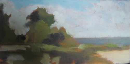 Judy Tummino, Chesapeake, Early Morning, 6 x 12, 2011